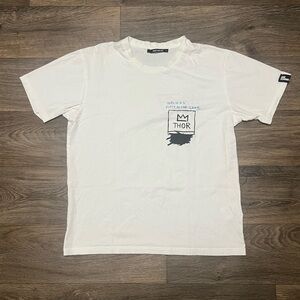 Rome Pays OFF Jean-Michel Basquiat Exhibit Exclusive T-Shirt White Size Small